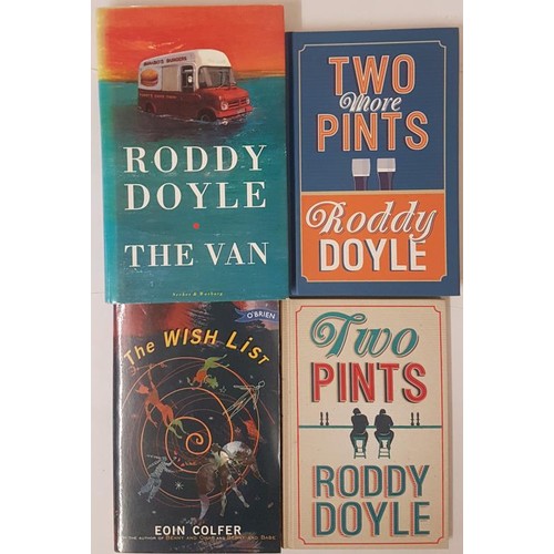 54 - Roddy Doyle: The Van, signed first edition HB, Secker & Warburg 1991; Roddy Doyle: Two Pints, si... 
