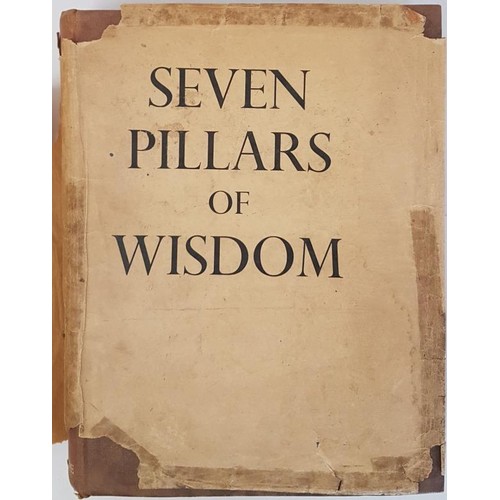 77 - Lawrence, T.E. Seven Pillars Of Wisdom. Published by London: Jonathan Cape, 1935. Large quarto, orig... 