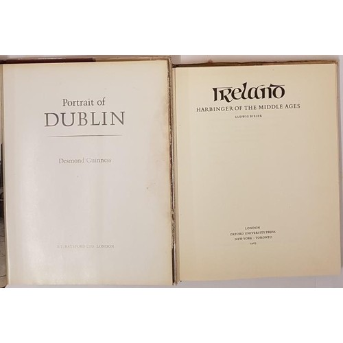 80 - Ludwig Bieler. Ireland - Harbinger of The Middle Ages. 1963. 1st Folio. Numerous plates, many colour... 