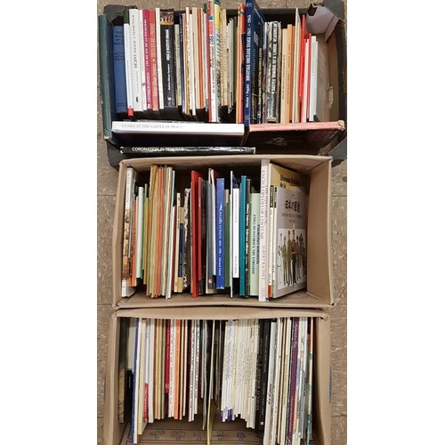 674 - 3 Boxes of mainly Military related books.