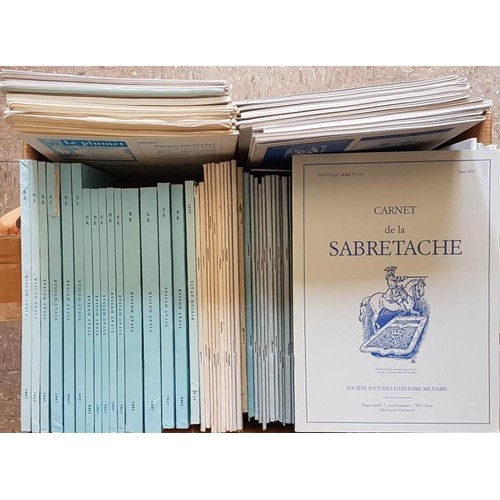 676 - Box of 2 separate journals: Vivat Hussar No 14 (1979) -29 (1994) ; Carnet De La Sabretache No 5(1970... 