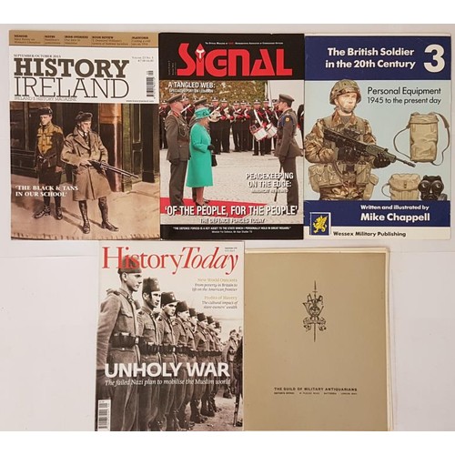 677 - Box of Military related magazines/publications such as The Guild of Military Antiquarians; Signal, T... 
