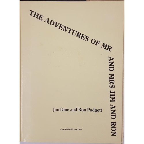 11 - The Adventures of Mr. and Mrs. Jim and Ron. Jim Dine & Ron Padgett. Cape Golliard Press, 1970. F... 