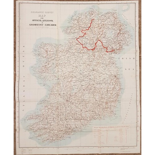 33 - Saorstat Eireann Official Handbook with map. Bulmer Hobson 1932