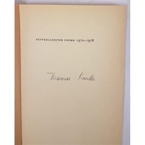 80 - Thomas Kinsella. Nightwalker and Other Poems. Dolmen, 1968. 1st ed. SIGNED. VG+/nr Fine in cloth, dj... 