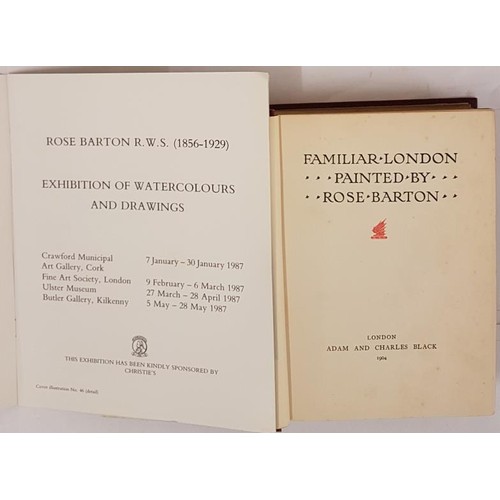 150 - Rose Barton. Familiar London painted by Rose Barton. 1904. 1st edition. With 61 colour plates. 15 of... 