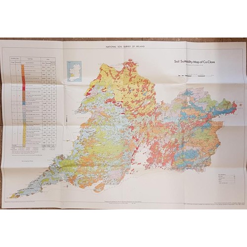 156 - Finch, T. F. Soils of Co Clare (Nat Soil Survey by An Foras Taluntais) h/b, maps, 1971