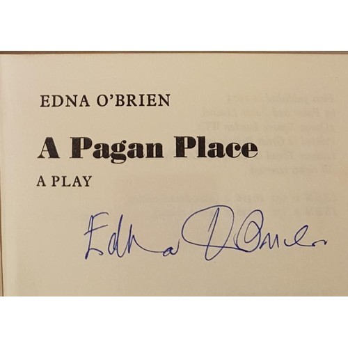 597 - Edna O’Brien - 2 titles. Time And Tide, signed first edition HB, Viking 1992; A Pagan Place, s... 