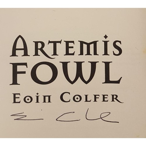 606 - Eoin Colfer - 3 titles. The Wish List, signed first edition first print, O’Brien Press 2000; A... 