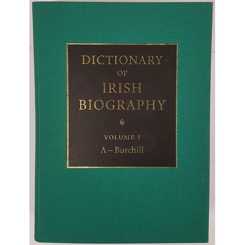 127 - Dictionary of Irish Biography, complete 9 Volumes, A to Z published by the Royal Irish Academy in 20... 