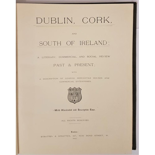 37 - Strattens' Dublin , Cork , Limerick & the South of Ireland - A Literary Commercial and Social Re... 
