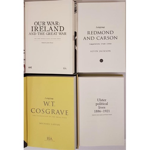 38 - Our War: Ireland and the Great War; Redmond and Carson; W.T. Cosgrove; Ulster Political Lives. All R... 