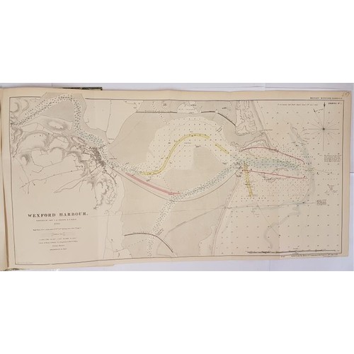 87 - Report on the Administration on the Wexford Harbour Improvement Bill 1852. With 3 very large folding... 