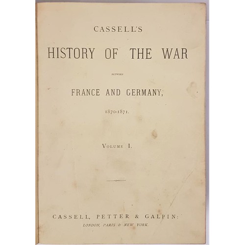 94 - Cassell's history of the war between France and Germany, 1870-1871 - [Complete in 2 volumes, bound i... 