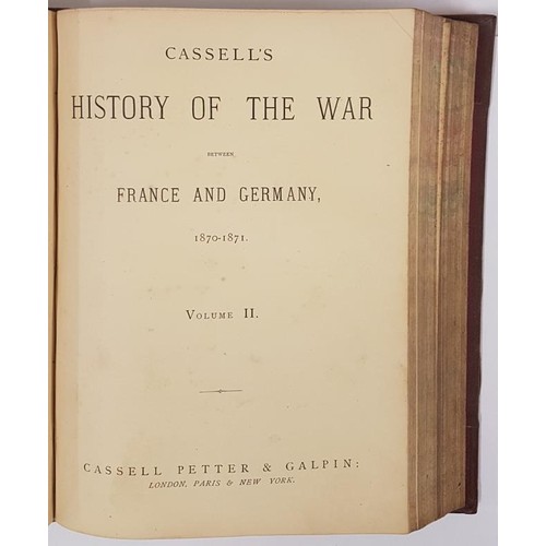 94 - Cassell's history of the war between France and Germany, 1870-1871 - [Complete in 2 volumes, bound i... 