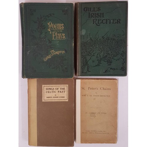 121 - Aubrey De Vere - St Peter's Chains or Rome & The Italian Revolution, 1888. Signed and Inscribed ... 