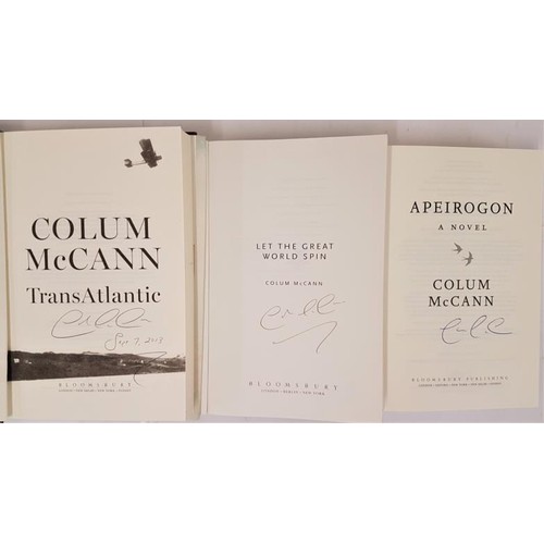 123 - Colum McCann - TransAlantic, 2013, SIGNED and DATED by author Colum McCann in the year of publicatio... 