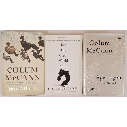 123 - Colum McCann - TransAlantic, 2013, SIGNED and DATED by author Colum McCann in the year of publicatio... 