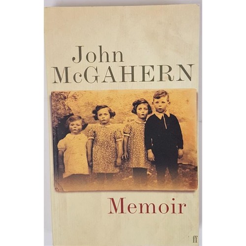 133 - John McGahern; Memoir, signed uncorrected proof, Faber 2005