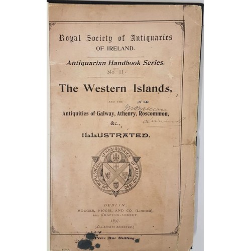 163 - The Western Islands, and the Antiquities of Galway, Athenry, Roscommon &. illustrated. Royal Soc... 