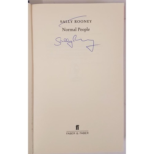 166 - Sally Rooney – Normal People; First UK Edition, First Printing, first state jacket without Lon... 