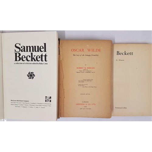 168 - R.H. Sherrard. Oscar Wilde. 1909. Portrait frontis and A. Alvarez. Beckett. 1973 and R. Cohen. Samue... 