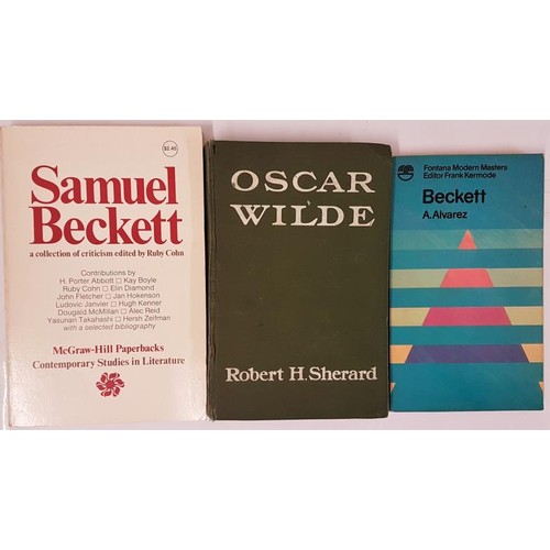 168 - R.H. Sherrard. Oscar Wilde. 1909. Portrait frontis and A. Alvarez. Beckett. 1973 and R. Cohen. Samue... 