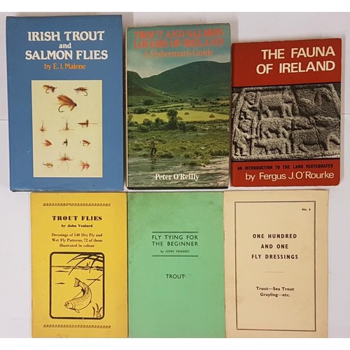 173 - Irish Trout and Salmon Flies, E J Malone, 1984, Colin Smythe, 1st edition, hardback in dust jacket, ... 