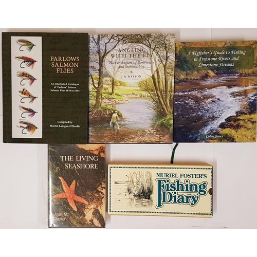 174 - Fishing Interest:The Living Seashore by Joan M Clayton; A Flyfisher's Guide to Fishing in Freestone ... 