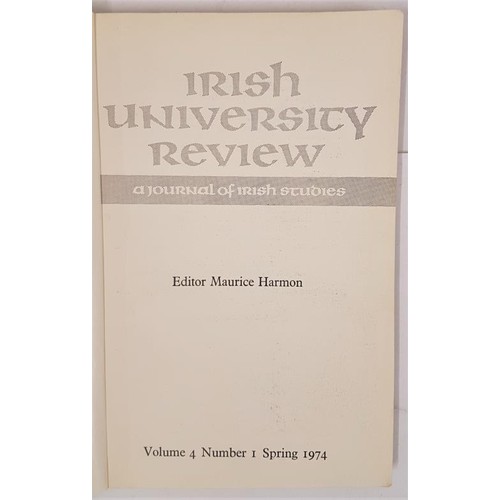 177 - Austin Clarke – Irish University Review, Austin Clarke Special, 1974. Ephemera including a sig... 