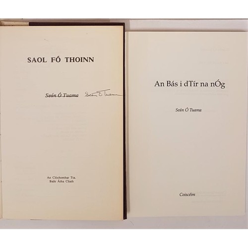 179 - Sean O Tuama - Saol Fo Thoinn, 1978. First Edition, First Printing A limited edition one of 200 copi... 