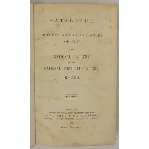 182 - Catalogue of pictures and other works of art in the National Gallery and the National Portrait Galle... 