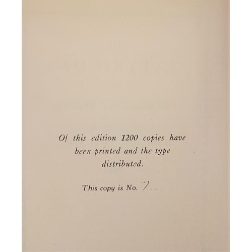 188 - Oscar Wilde (Translator) The Satyricon of Petronius Arbiter. Limited edition number 7 privately prin... 