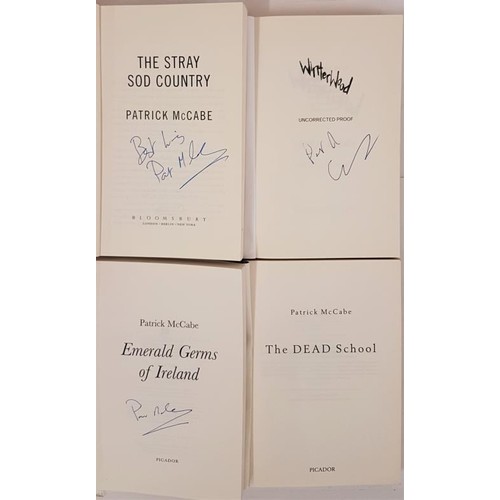 191 - Patrick McCabe – The Stray Sod Country Signed, Best Wishes, Pat McCabe, Winterwood, Signed, Pa... 