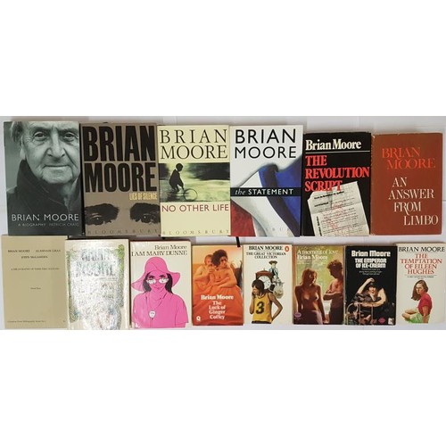 207 - Brian Moore X 14 Titles- The Revolution Script; An Answer from Limbo; Lies of Silence; No Other Life... 