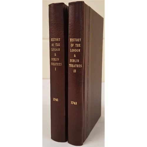 232 - History of the Theatres of London and Dublin Vol 1-2 , Published by Davies, Griffiths et. al., UK, 1... 