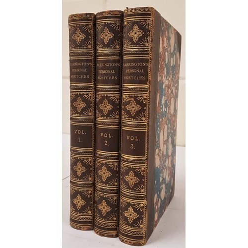 238 - Personal Sketches of His Own Times in Three Volumes Sir Jonah Barrington Published by Henry Colburn,... 