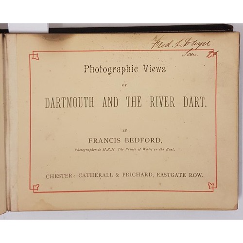 264 - Francis Bedford. Photographic Views - Dartmouth and The Dart. C. 1876. with 10 scarce original album... 