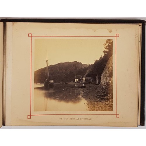 264 - Francis Bedford. Photographic Views - Dartmouth and The Dart. C. 1876. with 10 scarce original album... 