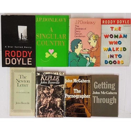 291 - J.P.Donleavy X 2 Titles: The Destines of Darcy Dancer,Gentleman; A Singular Country; Roddy Doyle X 2... 