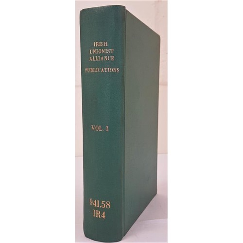 303 - Bound volume of pamphlets relating to the Land War and Repeal. 1893.Meath Election; Tipperary; how N... 