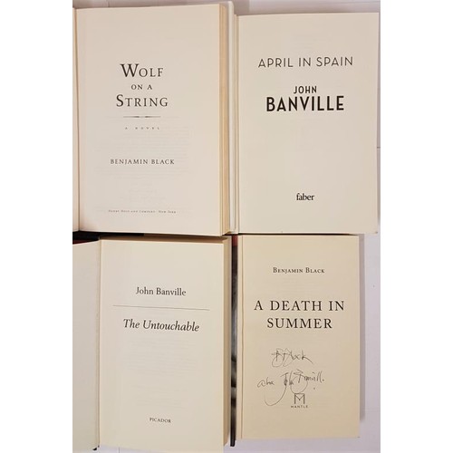 304 - Benjamin Black, A Death in Summer, 2011, Mantle Press, signed “B Black aka John Banville&rdquo... 