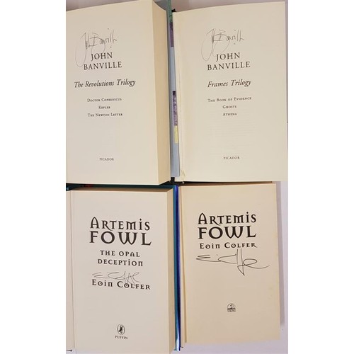 310 - John Banville X 2 Titles: Frames, signed HB first edition, first print, Picador 1998; The Revolution... 