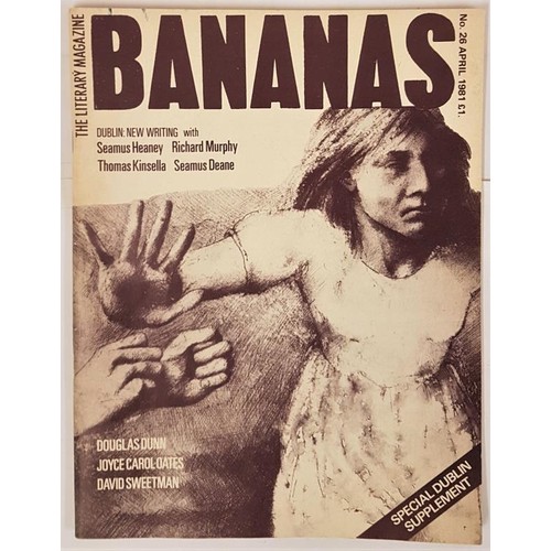 341 - Bananas- The Literary Magazine, No. 26 April 1981 with Seamus Heaney