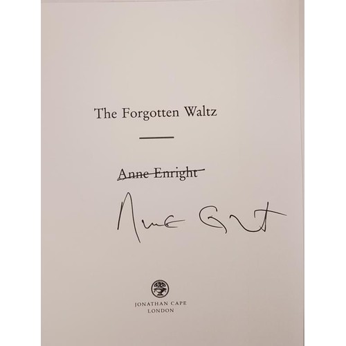 364 - Anne Enright - The Forgotten Waltz. Eight loose sheets of A4 size pages of white paper containing th... 