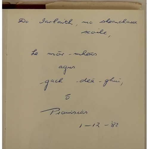 371 - ‘Athair na hAthbheochana’ (Proinnsias Ó Maolmhuaidh) Ist edit. Hardback. Signed;&... 