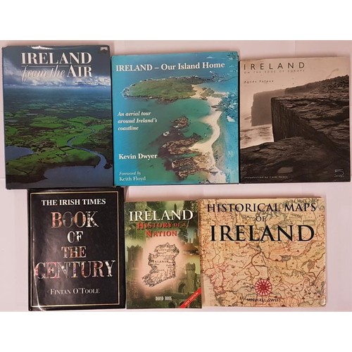 382 - 6 Irish Related Books; Ireland- History of a Nation by David Ross; Ireland from the Air; Ireland on ... 