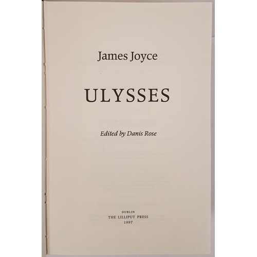 387 - ULYSSES The Dublin Edition - Joyce, James (ed Danis Rose) (Foreword by John Banville ) First Edition... 