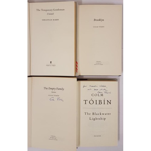 392 - Colm Toibin, The Blackwater Lightship, 1999, Picador, signed by author, 1st edition, 1st printing, h... 