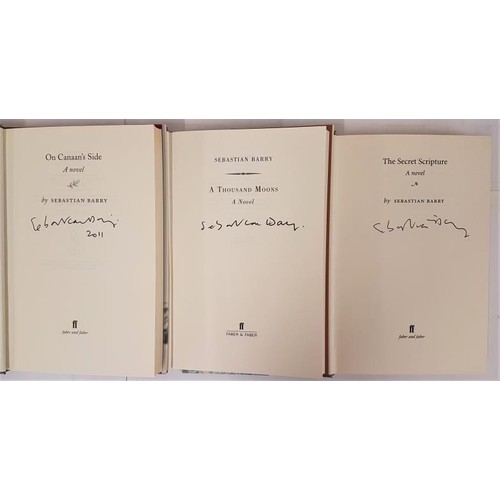 394 - Sebastian Barry – On Canaan’s Side, 2011. Signed and dated in year of publication. The S... 